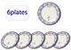 Cake Plate 6pcs Disney Beauty and the Beast D-BB 03 51082 Japan Express