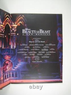 Cast Signed Disney's Beauty & Beast Souvenir Program 1994 Theatre NY Broadway