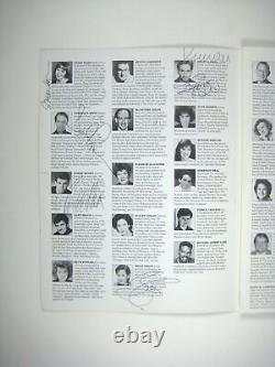 Cast Signed Disney's Beauty & Beast Souvenir Program 1994 Theatre NY Broadway