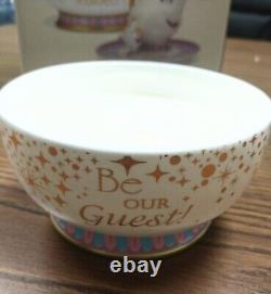 Charmed Aroma Disney Beauty & The Beast Chip & Mrs. Potts Candle Tray & Necklace