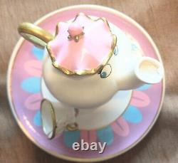 Charmed Aroma Disney Beauty & The Beast Chip & Mrs. Potts Candle Tray & Necklace