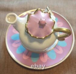 Charmed Aroma Disney Beauty & The Beast Chip & Mrs. Potts Candle Tray & Necklace