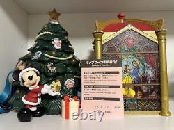 Christmas Tree Beauty and the Beast Popcorn Bucket Set of 2 Tokyo Disney Resort