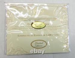 Cogsworth Clock 12 Big Figurine Disney Store Beauty & The Beast LE 1500