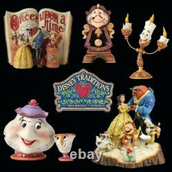 Collection Of Disney Traditions Beauty & the Beast Figurines Figures New & Boxed