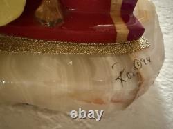 Collectors Vintage Marble Beauty And The Beast Figurine, Signed, Numbered withtags