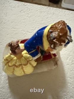 Collectors Vintage Marble Beauty And The Beast Figurine, Signed, Numbered withtags