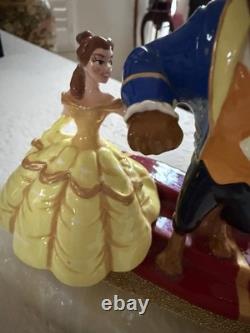 Collectors Vintage Marble Beauty And The Beast Figurine, Signed, Numbered withtags
