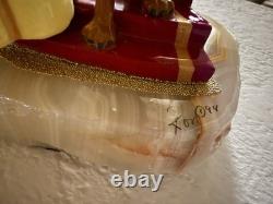 Collectors Vintage Marble Beauty And The Beast Figurine, Signed, Numbered withtags
