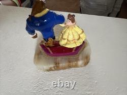 Collectors Vintage Marble Beauty And The Beast Figurine, Signed, Numbered withtags