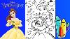 Coloring Belle From Disney S Beauty And The Beast Princess Coloring Page