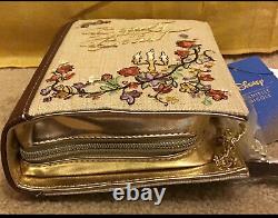 DANIELLE NICOLE Disney Beauty and the Beast Clutch Purse Book Belle BRAND NEW