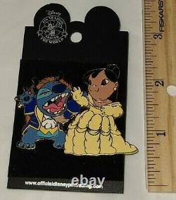 DA Disney Auctions LE 1000 Lilo Stitch Beauty Beast pin