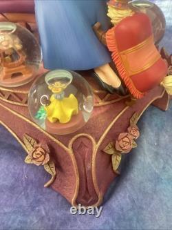 DEFECTIVE 10th Anniversary Beauty The Beast Figurine Statue W Mini Snow G3D