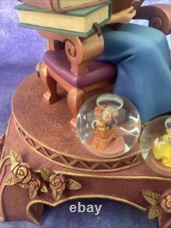 DEFECTIVE 10th Anniversary Beauty The Beast Figurine Statue W Mini Snow G3D