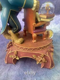 DEFECTIVE 10th Anniversary Beauty The Beast Figurine Statue W Mini Snow G3D