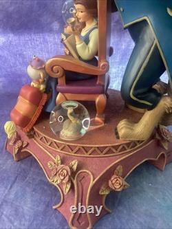 DEFECTIVE 10th Anniversary Beauty The Beast Figurine Statue W Mini Snow G3D