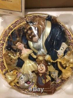 DISNEY BEAUTY AND THE BEAST 3D Collector Plate