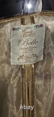DISNEY BEAUTY AND THE BEAST BELLE DRESS- 1 of 2500 LIMITED EDITION-UVGC