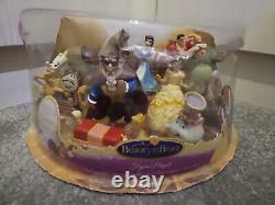 DISNEY Beauty And The Beast Figure Set Disney Store New In Box Belle Beast RARE