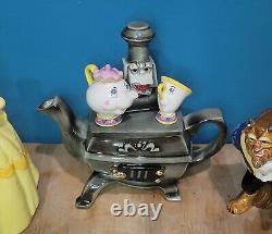 DISNEY Beauty & The Beast Mrs Potts Chip Teapot Set Cardew Limited Ed #1069/5000