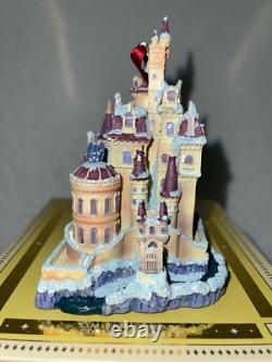 DISNEY Castle Collection Limited Ornament BEAUTY & THE BEAST CASTLE withBELLE