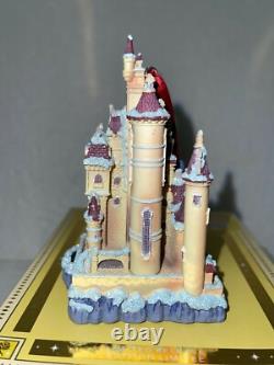 DISNEY Castle Collection Limited Ornament BEAUTY & THE BEAST CASTLE withBELLE