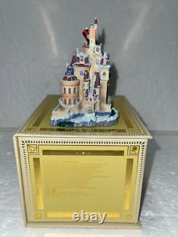 DISNEY Castle Collection Limited Ornament BEAUTY & THE BEAST CASTLE withBELLE