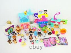 DISNEY DOORABLES Stack Playsets & 36 Figs Mega LOT Princess House Aladdin Elsa