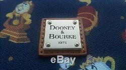 DISNEY Dooney & Bourke 2019 BEAUTY AND THE BEAST Cross body Saddle Purse Bag New