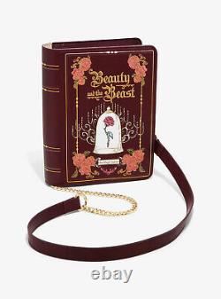 Danielle Nicole Beauty and the Beast Story Book Crossbody Bag NEW