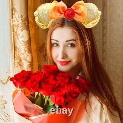 DisneyBeauty&the Beast+Aurora Shine Ribbon+Marvel Infinity Stones+Pink Ears 7PC