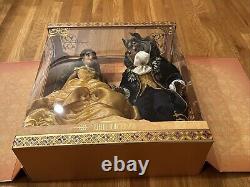 Disney 17 Doll? Beauty Belle and Beast LE 500? Platinum Set? BNIB