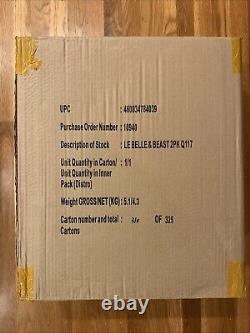 Disney 17 Doll? Beauty Belle and Beast LE 500? Platinum Set? BNIB
