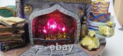 Disney 1991 Beauty and The Beast Lighted Musical Snow Globe The Enchanted Love