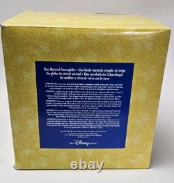 Disney 1991 Beauty and The Beast Lighted Musical Snow Globe The Enchanted Love