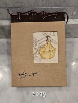 Disney 1996 Belle Beauty & the Beast Sketch Portfolio Watch 0309/3000 NEWithW COA