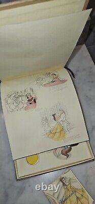 Disney 1996 Belle Beauty & the Beast Sketch Portfolio Watch 0309/3000 NEWithW COA