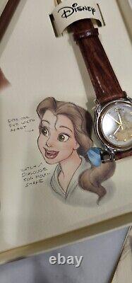 Disney 1996 Belle Beauty & the Beast Sketch Portfolio Watch 0309/3000 NEWithW COA