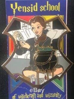 Disney 1st Yensid Pin Belle Beauty And The Beast Harry Potter Fantasy Le 25 RARE