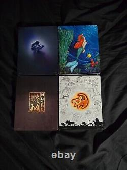 Disney 4K SteelBook Aladdin Lion King Little Mermaid Mulan Beauty Beast NO CODES
