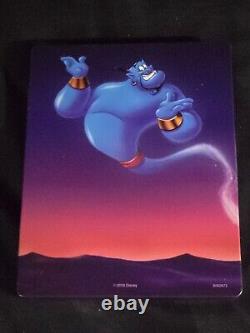 Disney 4K SteelBook Aladdin Lion King Little Mermaid Mulan Beauty Beast NO CODES