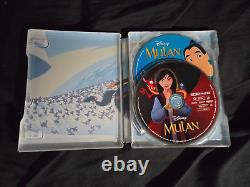 Disney 4K SteelBook Aladdin Lion King Little Mermaid Mulan Beauty Beast NO CODES