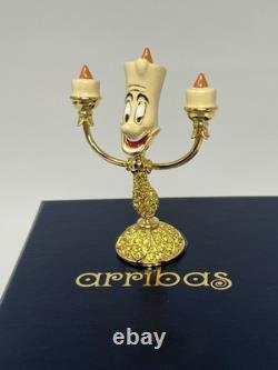 Disney Arribas Brother Lumiere Beauty & The Beast Swarovski Jewelled Figurine