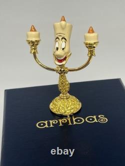 Disney Arribas Brother Lumiere Beauty & The Beast Swarovski Jewelled Figurine