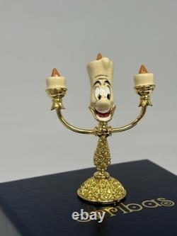 Disney Arribas Brother Lumiere Beauty & The Beast Swarovski Jewelled Figurine
