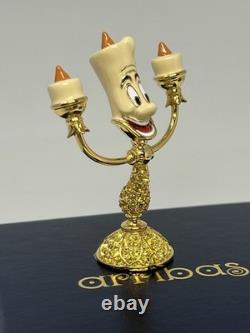 Disney Arribas Brother Lumiere Beauty & The Beast Swarovski Jewelled Figurine