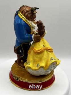 Disney Arribas Brothers Belle Beauty & Beast Figurine Jeweled Trinket Box