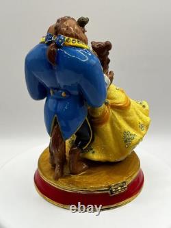 Disney Arribas Brothers Belle Beauty & Beast Figurine Jeweled Trinket Box