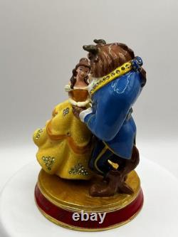 Disney Arribas Brothers Belle Beauty & Beast Figurine Jeweled Trinket Box